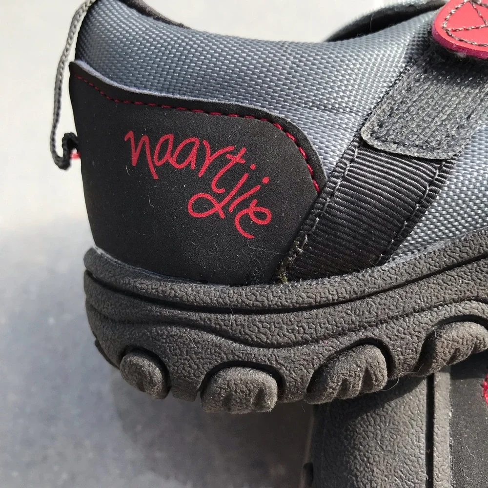New with tags Naartjie 12 Jordan athletic water sandals gray red adj straps